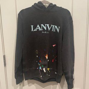 LANVIN X GALLERY DEPT. Graphic Print Crew Neck Hoodie